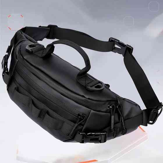 Стильная унисекс бананка, Бананка мужская повседневная Мужская вместительная CP-39 Киев