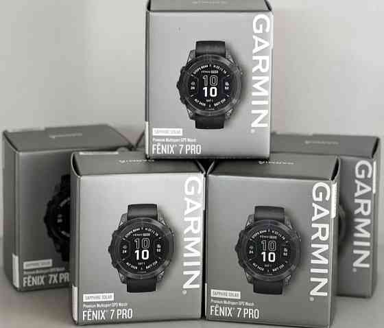 Часы: Garmin Fenix 7 Pro Sapphire Solar Carbon Grey DLC Titanium w.BB Киев