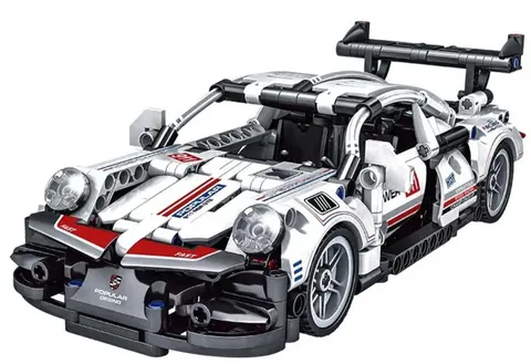 Дитячий конструктор Перегонова 3D машина Supercar 90089 Porsche (2728 деталей) Сірий Вінниця - фото 3