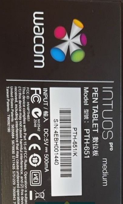 Планшет Wacom inotus Pro m ( pth - 651/k) Киев - изображение 3