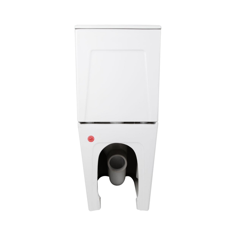 Унітаз підлоговий Qtap Tern Ultra Quiet безобідковий із сидінням Soft-Close QT17226003AW White Київ - фото 7
