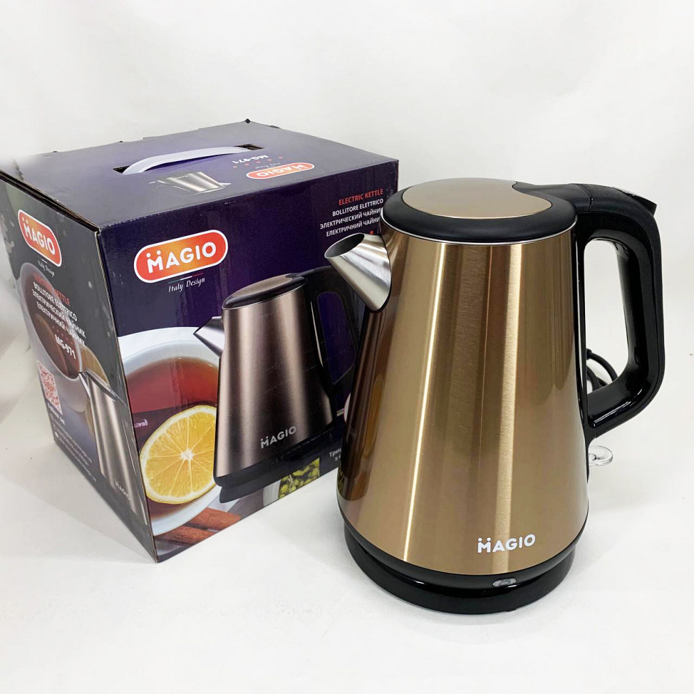 Тихий побутовий чайник MG-971, Потужний електрочайник електричний, Ергономічний електричний чайник XR-46 Івано-Франківськ - фото 6