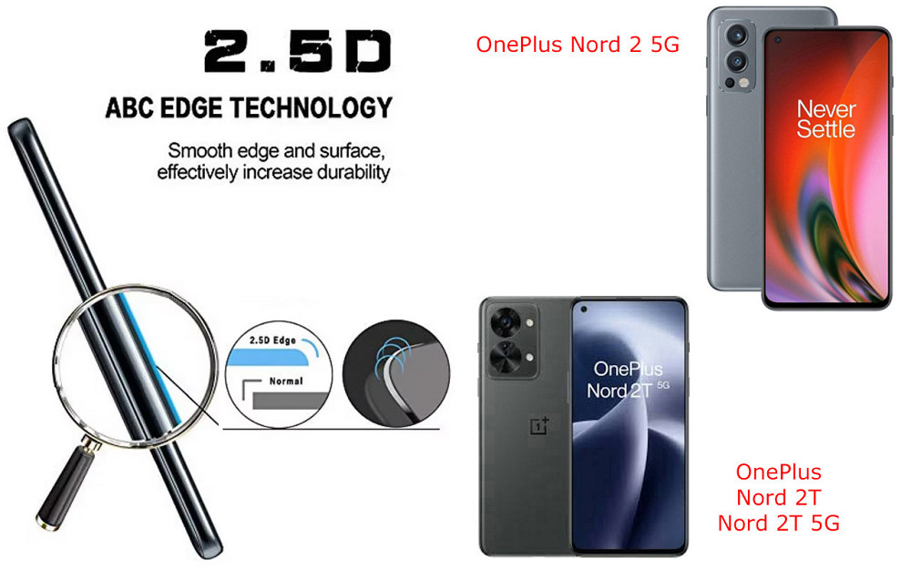 Захисне скло ArmorGlass для OnePlus Nord 2 5G, Nord 2T, Nord 2T 5G – стійке до подряпин та ударів Київ - фото 2