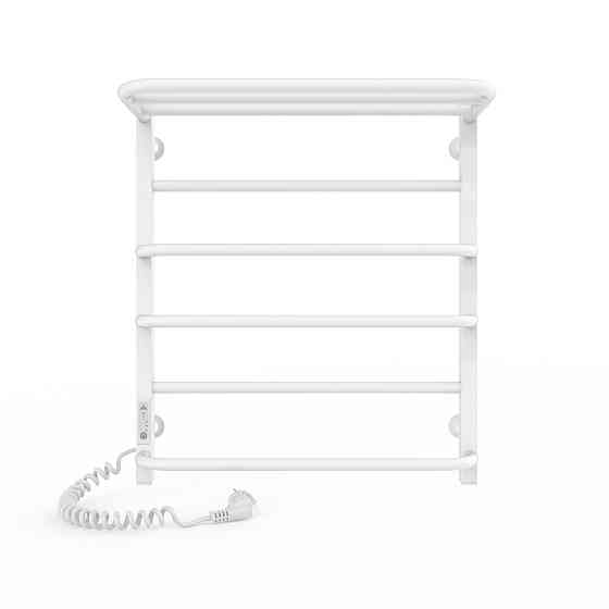 Електрична рушникосушка Laris Зебра Комфорт ЧФ6 500Х600 Е з полицею біла R3 Київ