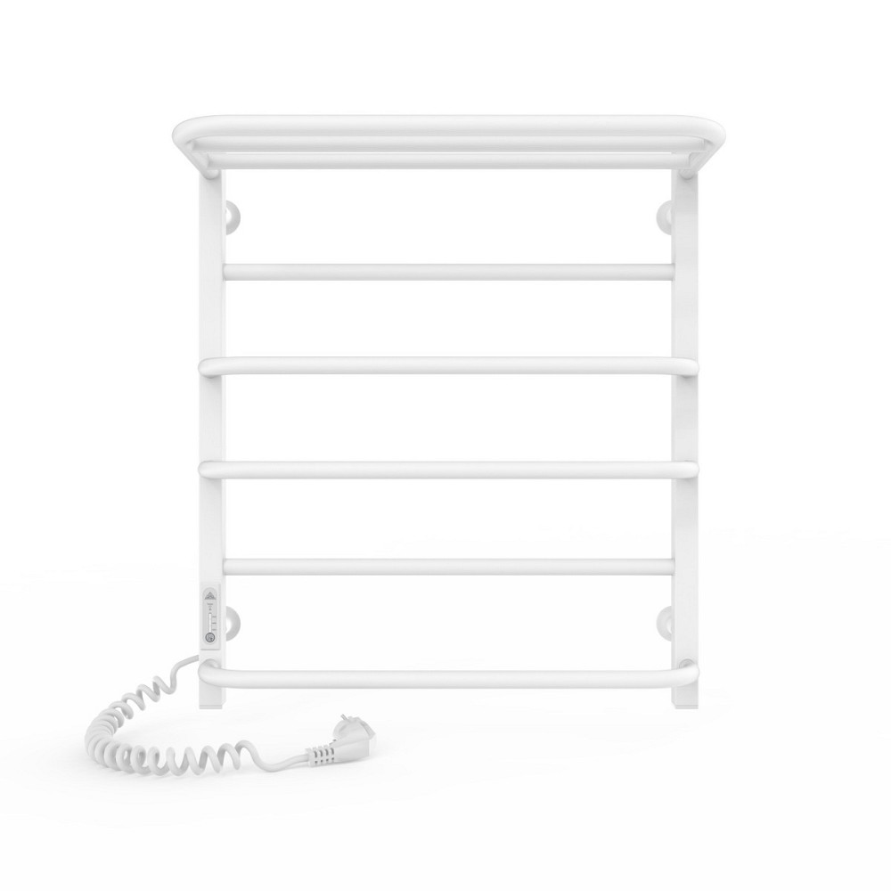 Електрична рушникосушка Laris Зебра Комфорт ЧФ6 500Х600 Е з полицею біла R3 Київ - фото 3