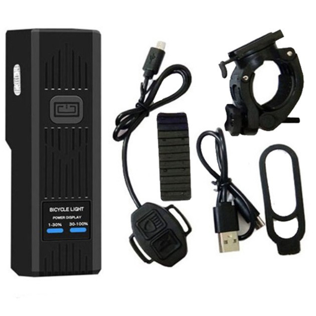 Велофара з сигналом MT-007-T6, від USB + виносна кнопка / Акумуляторна водонепроникна фара  Бровари - фото 2