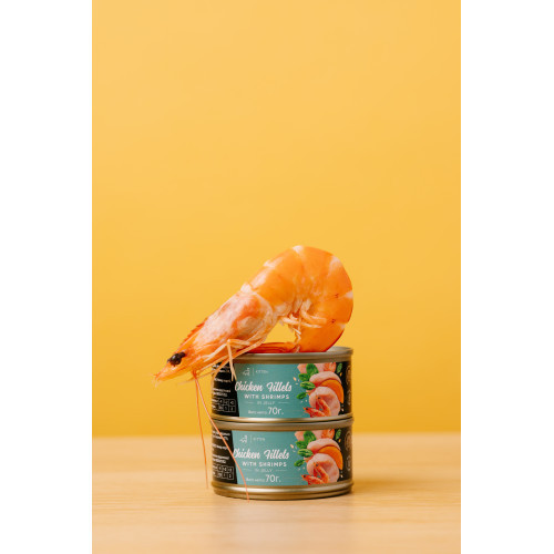 Корм вологий Savory Chicken Fillets rich in Shrimps in Jelly for Kittens філе курки з креветками в желе для кошенят, 70 г Київ - фото 6