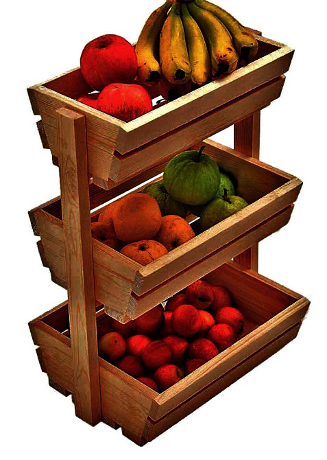 Стелаж для овочів і фруктів "Часліта" сієна Миколаїв - фото 1