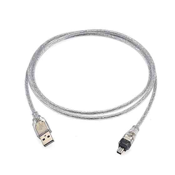 Кабель для підключення цифрових відеокамер Firewire IEEE 1394 (4‑pin) USB 2.0 1.5м Луцьк