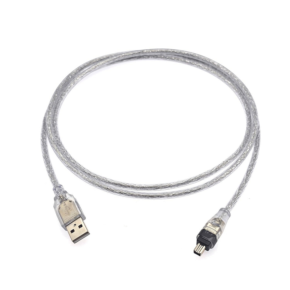 Кабель для підключення цифрових відеокамер Firewire IEEE 1394 (4‑pin) USB 2.0 1.5м Луцьк - фото 1