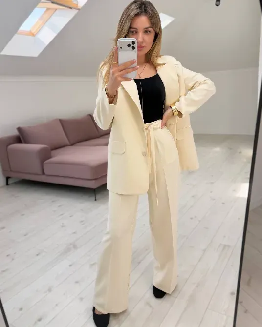 Жіночий костюм креп (жакет + штани) 42–52 | можна окремо Одеса - фото 1