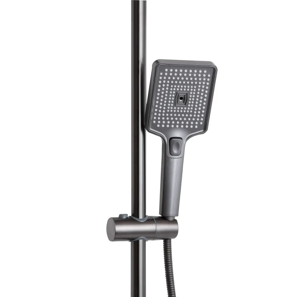 Душова система з виливом Qtap Presto на три споживачі QTPRE111GRP45585 графит Київ - фото 4