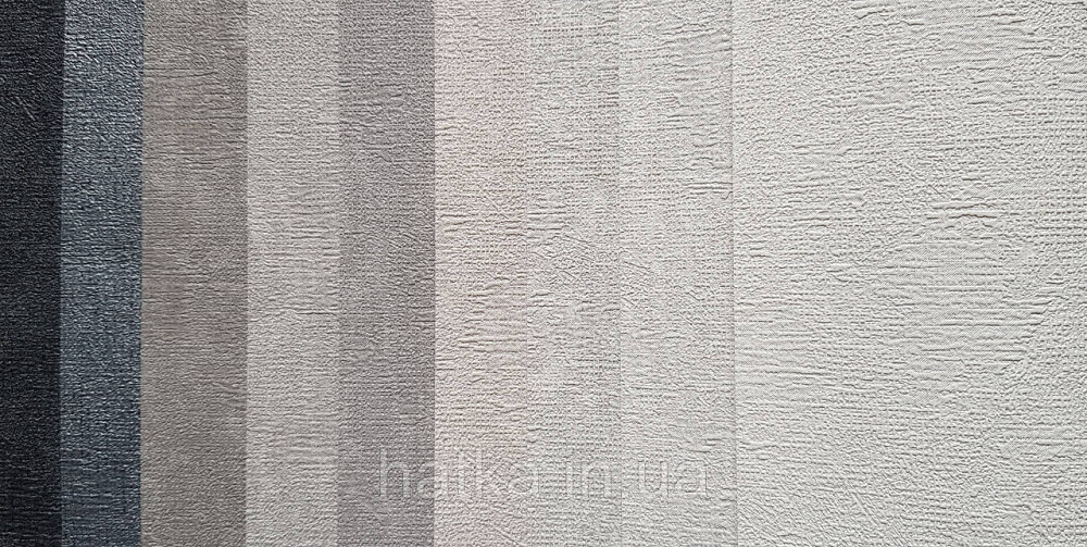 Шпалери вінілові на флізеліні NOVA метрові під штукатурку структурні однотонні білі Київ - фото 3