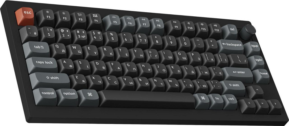Клавіатура бездротова Keychron V1 Ultra Keychron Red Switch Black RGB (V1U-D1-UA) ( 24381 ) Харьков - изображение 3