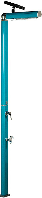Душ уличный Aquaviva Quick с LED подсветкой и мойкой для ног. синий (ottanio) Q825/5021-QL Киев - изображение 1