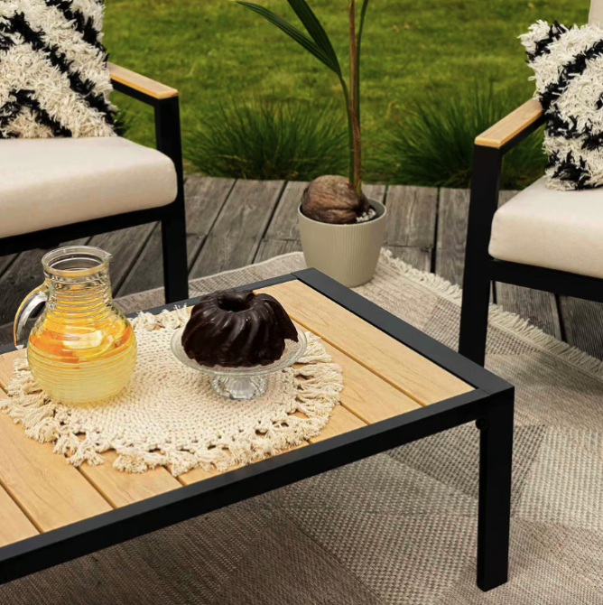 Комплект садових меблів Di Volio Merano чорний/бежевий Киев - изображение 6