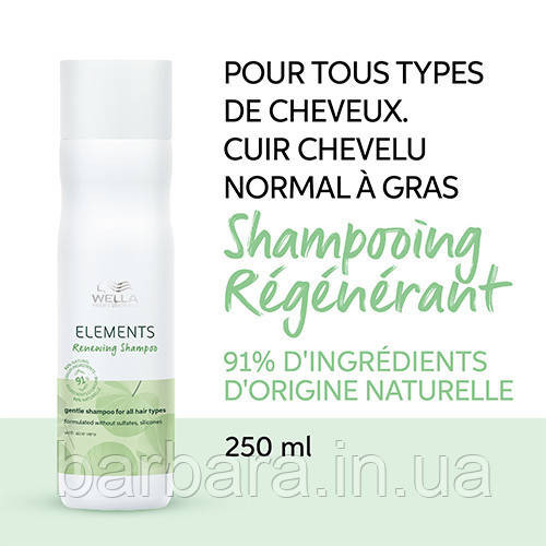 Шампунь оновлювальний NEW Elements Renewing Shampoo без сульфатів і парабенів Київ - фото 1