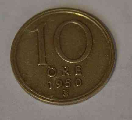 Швеція, 10 ері, 1950 рік (Срібло) Полтава
