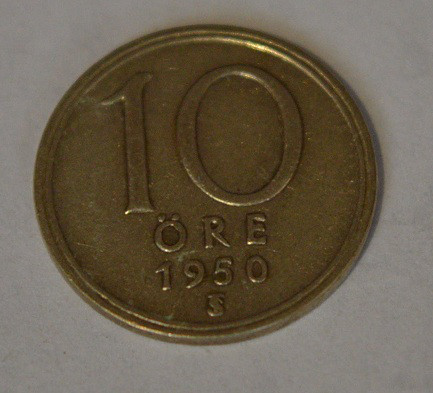 Швеція, 10 ері, 1950 рік (Срібло) Полтава - фото 1
