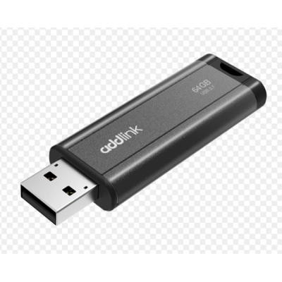USB флеш накопичувач AddLink 64GB U65 Gray USB 3.1 (ad64GBU65G3) Вінниця - фото 2