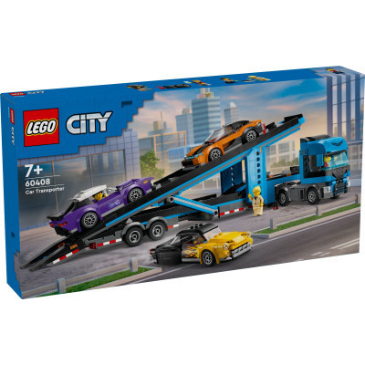 Конструктор LEGO City Грузовик-транспортер со спортивными авто (60408) Винница - изображение 1