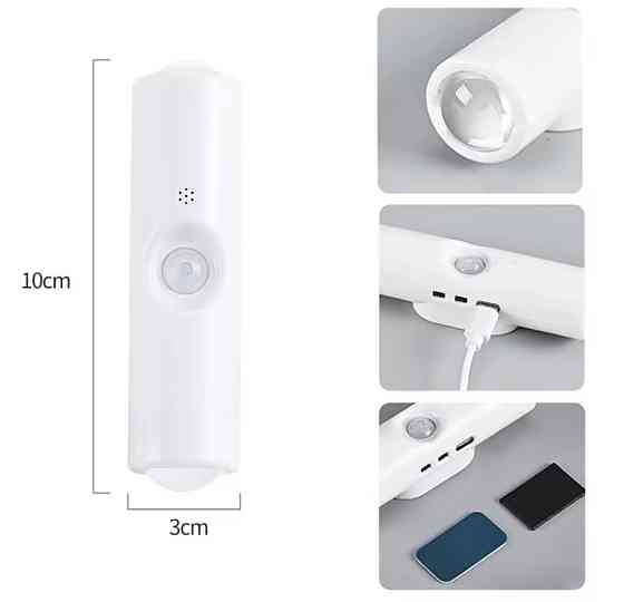 LED  світильник з датчиком руху і датчиком день/ніч (теплий і холодний білий в одній лампі) Смела