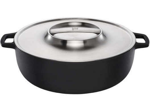 Чавунна Каструля з кришкою для гриля діаметром 22 см Fiskars (1066430) Нержавіюча сталь Нововолинськ - фото 1