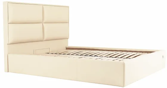Ліжко Sheffield Comfort 120 х 200 см Fly 2207 З підйомним механізмом та нішою для білизни Бежевий Дніпро