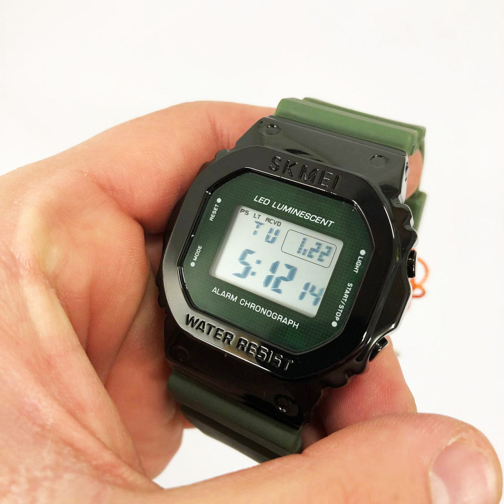 Водонепроникний годинник 50 м SKMEI 1851AG, Хороший чоловічий годинник фірма для подорожі TQ-26 Львів - фото 12