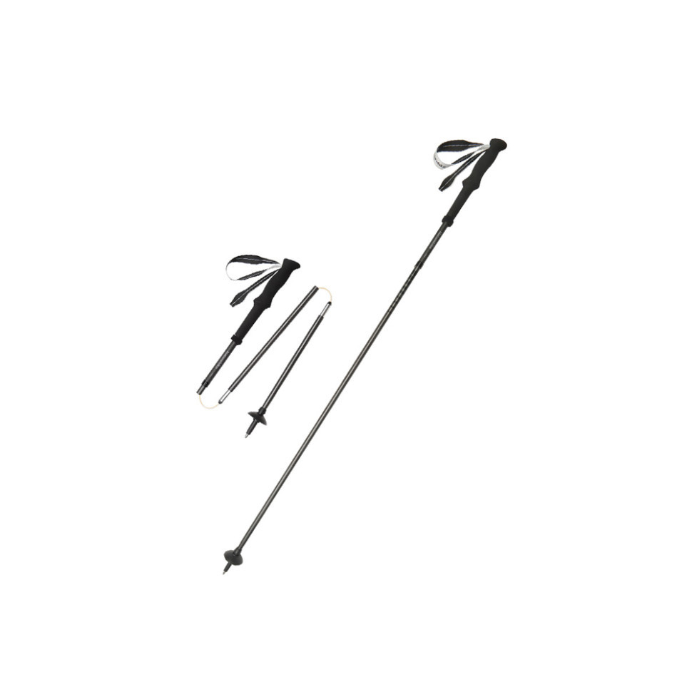 Трекінгова палиця Naturehike CNK2450DS017, 35-110 см, чорна Київ - фото 1