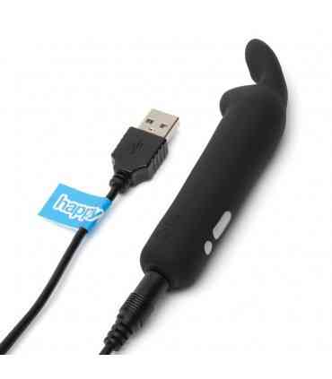 Мини вибратор Happy Rabbit Rechargeable Bullet BLACK Sex Aura Киев