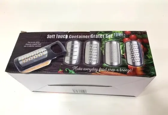 Набор Терок Soft Touch Container Grater Set Терки 4в1 Коломия