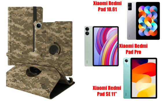 Чехол Spinner360 для планшета Xiaomi Redmi Pad 2 Pro 5G, цвет Xaki Киев