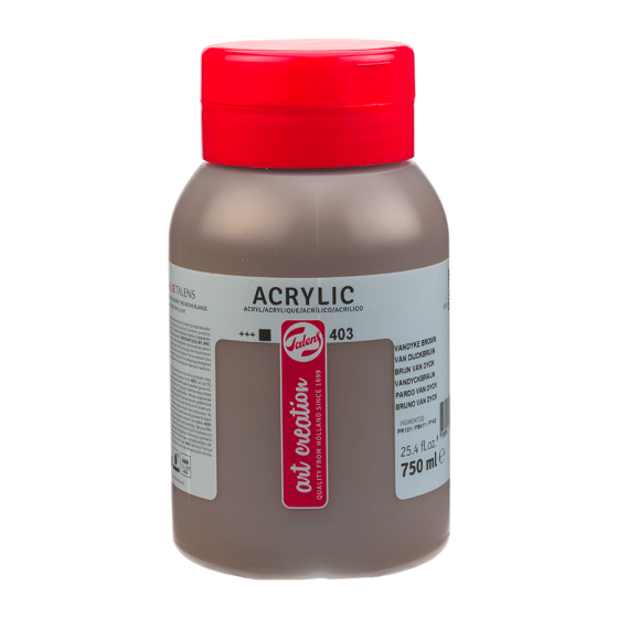 Фарба акрилова Talens Art Creation (403) Ван Дік коричневий 750 мл Royal Talens Київ