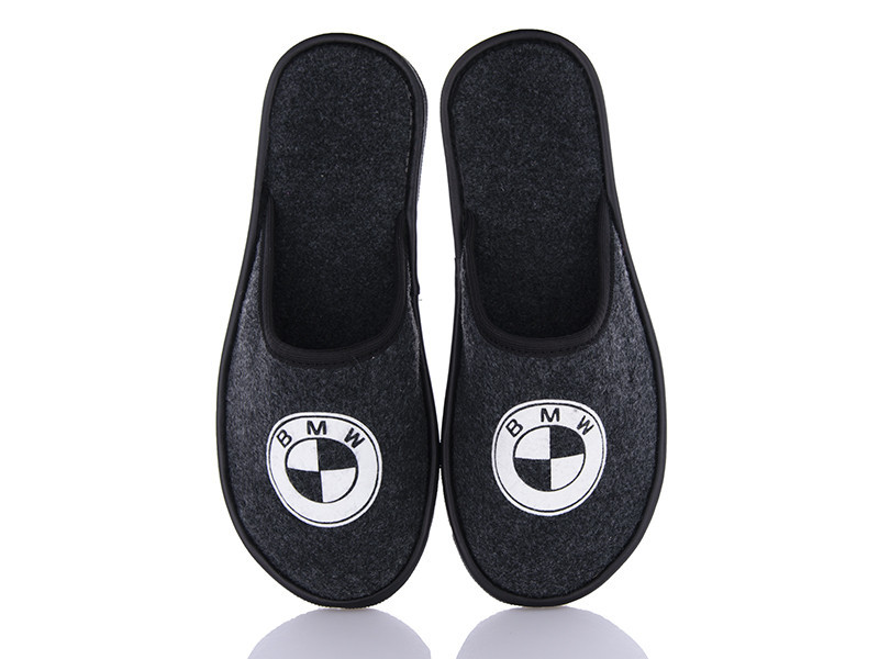 Хатні капці чоловічі BMW кімнатні тихий хід Повсть сірий, капці 41 Одеса - фото 2