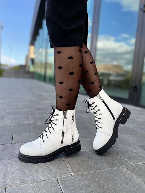 MILLI GOLD Черевики жіночі MILLI GOLD 733-Isabel білі (зима, шкіра натуральна) (2845) 36-39 38 Коломыя - изображение 10