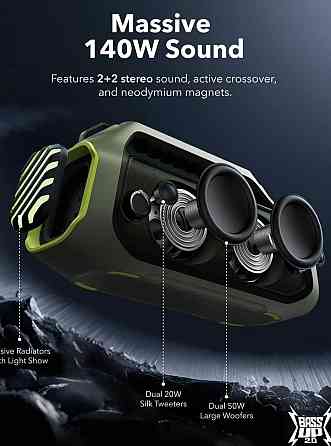 Anker SoundCore Boom 2 Plus/Pro (140 Вт) - Портативна колонка. Київ