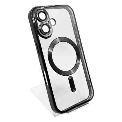 Чохол до мобільного телефона BeCover TPU Chrome Case (MagSafe) для Apple iPhone 16 Plus Black (712075) Вінниця