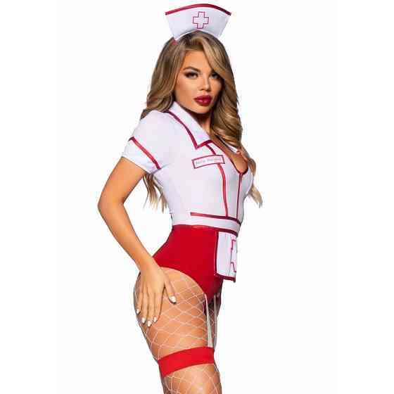 Сексуальний костюм медсестри Leg Avenue, S, 2 предмети Sex Aura Київ