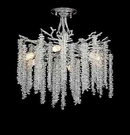 VALESO Люстра стельова кришталева VALESO C33001/460 хром на 6 ламп E14 Коломыя