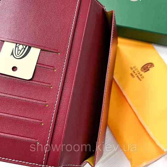 Чоловічий гаманець з відділенням для телефона Goyard (099) Lux bordeaux Київ