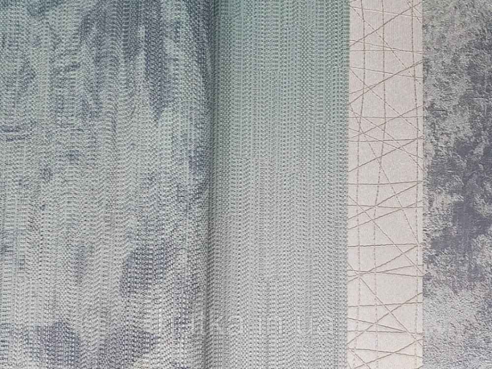 Шпалери вінілові на флізелін Sirpi Alta gamma Sempre 3 абстракція листя пальми сині на бірюзовому 3д Київ - фото 2