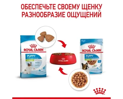 Royal Canin X-Small Puppy (Роял Канин Паппи) влажный корм для щенков мелких пород 2-10 мес. 85 г. х 12 шт. Запорожье - изображение 8