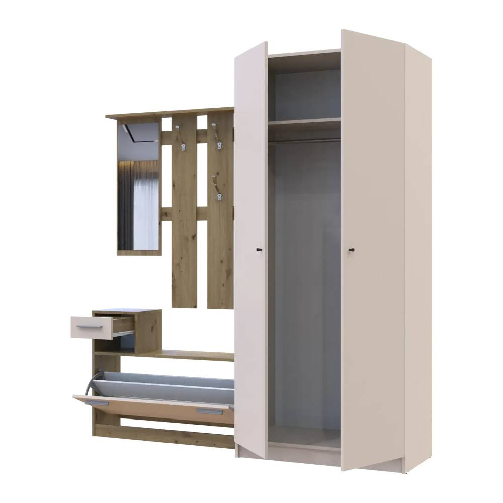 Прихожая Doros Alice и шкаф Promo Дуб Эвок/Кашемир DRS-011754 (42005160) Днепр - изображение 2