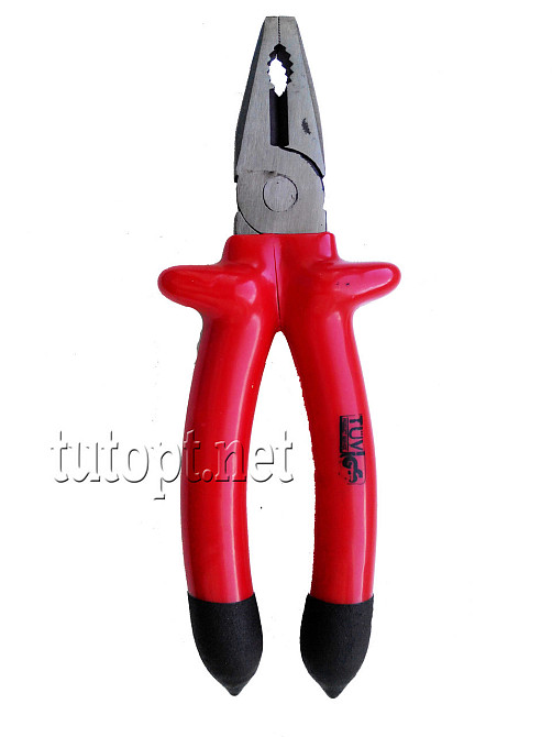 Плоскогубці з прорезиненими ручками 21 см Дніпро - фото 2