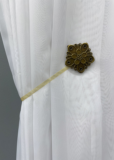 Магніти для штор і гардин Карпати набір 2 шт Бронзовий (81-144) Київ - фото 2