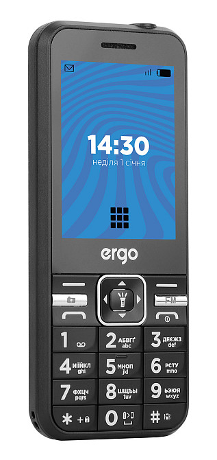 Мобільний телефон ERGO E281 Dual Sim Black (6653749) Київ - фото 2