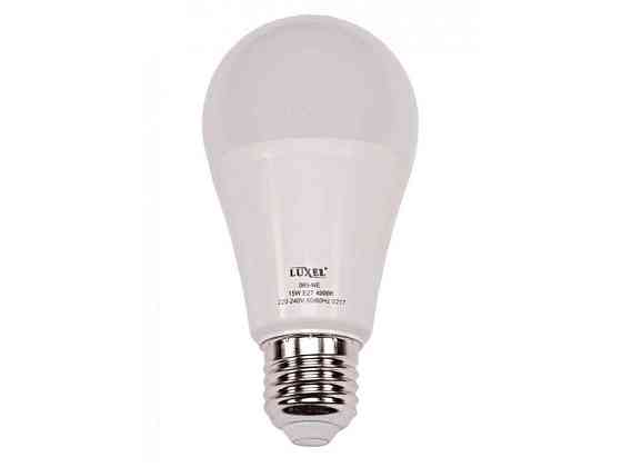 Лампа светодиодная LED А60 (060-HE) E27 15Вт 3000К ТМ LUXEL Solmir Киев