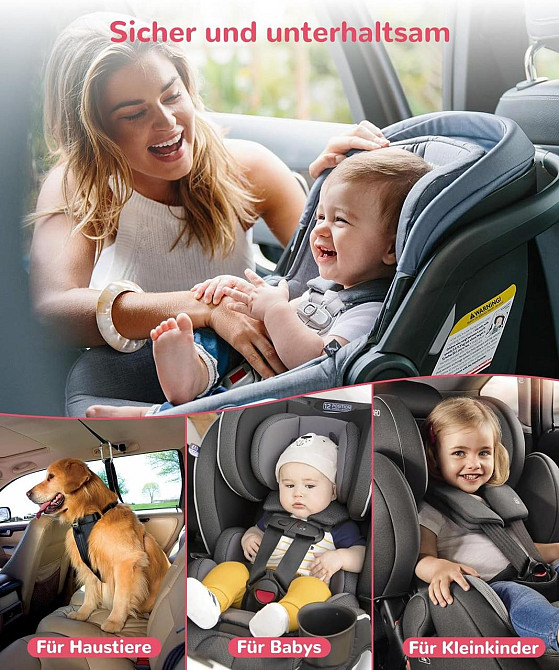 Автомобильная видеоняня LUCKVIEW монитор 5.2” с камерой заднего вида для малышей в авто Full HD ночное видение Киев - изображение 4