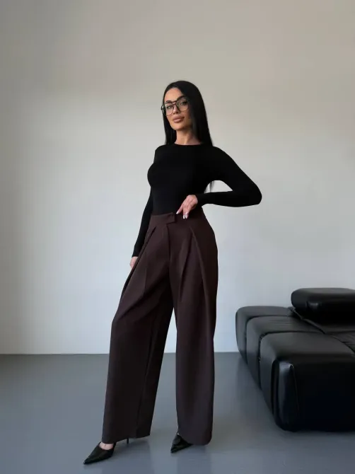 Женские брюки палаццо с высокой талией - идеальный вариант для базового гардероба. Одесса - изображение 9